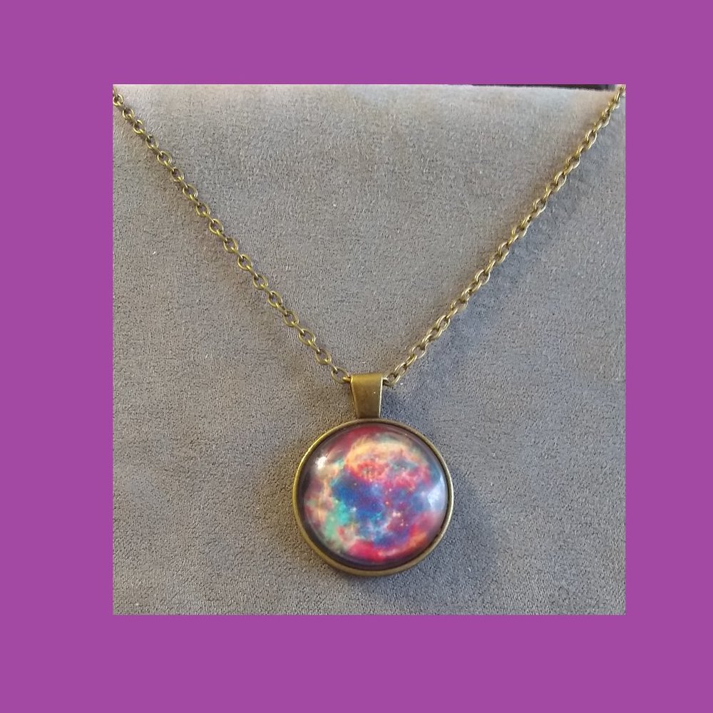 New: Galaxy picture Necklace